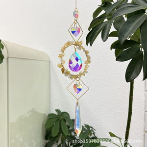 Attrape-soleil en cristal naturel Rainbow Maker Attrape-soleil en cercle de cristal suspendu avec prisme décoratif <span class=keywords><strong>Rainb</strong></span> - Product Image 4