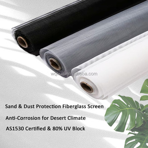 PVC tráng lưới chống muỗi cho cử<span class=keywords><strong>a</strong></span> sổ sàn-to-trần sợi thủy tinh màn hình côn trùng màn hình lưới sợi thủy tinh - Product Image 4