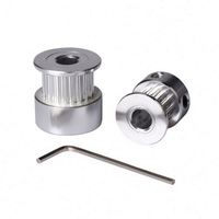Accessoires pour imprimante 3D Biqu, poulie de courroie synchrone GT-2, 20 dents, alésage 5 mm