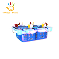Machine de jeux de table à poisson à 6 joueurs d'occasion Simulateur de pêche à pièces Tension 220V