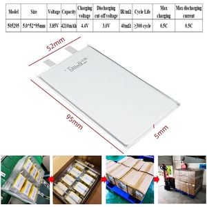 2500 माया ओवोनिक 2s लिपो बैटरी 7.4v 3.7v 4.45v 10000mah उच्च ऑपरेटिंग वोल्टेज प्लेटफॉर्म लिथियम आयन बैटरी पैक - Product Image 2