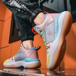 Chaussures de basket-ball pour hommes, logo de marque rétro classique personnalisé, haute qualité, absorption des chocs professionnelle, baskets de sport pour hommes - Product Image 4