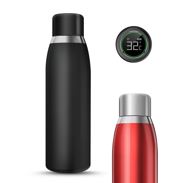HOT! Wholesale Vacuum Insulated Smart Water Mug With Reminder APP Drinking Temperature with LCD Touch Screen