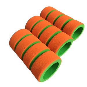 Housse de poignée en mousse EVA pour tube, diamètre intérieur 25,4 mm, pour cyclisme, couleur orange-vert - Product Image 1