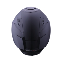 Casque de moto intégral à visière double ABS noir et rouge pour homme et femme, universel, quatre saisons, certifié ECE/DOT, 1 an