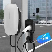 Nouvelle borne de recharge murale pour voiture électrique monophasée 7 kW 32 A IP55 Mini Essential, connecteur Type 2, garantie 2 ans, CE ROHS