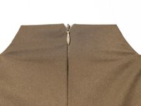 Zevity – Blouse sans manches vintage pour femme, col montant, double boutonnage, style streetwear, fermeture éclair au dos, coupe ajustée, chic