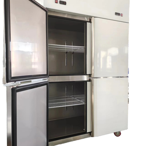Congelador Vertical de Enfriamiento Rápido de Cuatro Puertas GINO, Fácil de Mover, para Cocina, <span class=keywords><strong>Restaurante</strong></span> y Hotel, ALTA CALIDAD - Product Image 3