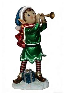 Santa Claus con una Corona Navideña con 10 Luces y 7 Tiras de Luces - Product Image 2