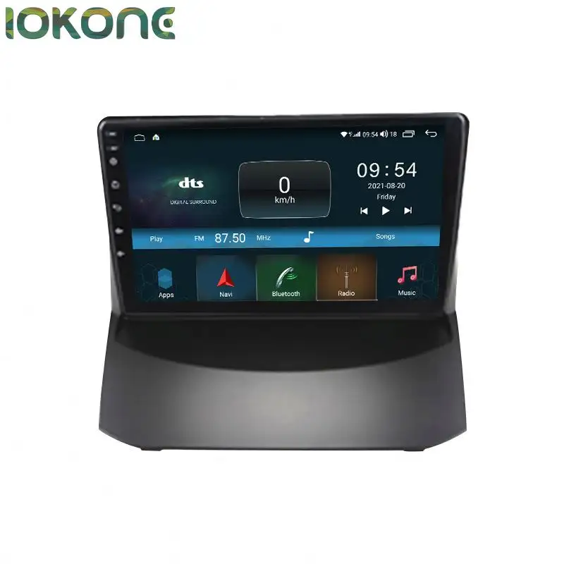 Iokone-reproductor Multimedia de Audio y vídeo para coche, dispositivo de Radio Estéreo, Dvd, Octa Core, 4 GB de RAM y 64 GB de rom, para Ford Fiesta, años 2009 a 2014