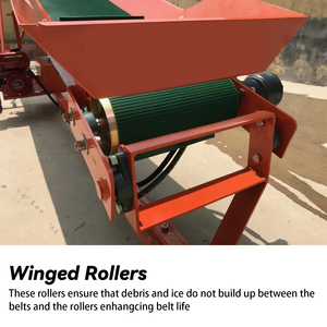 Mini Stacker sabuk kayu bakar konveyor menyesuaikan tinggi hidrolik transportasi truk konveyor beban konveyor - Product Image 5