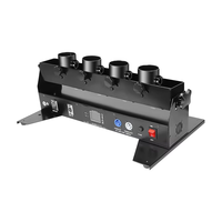 Canon à Confettis Électronique à Quatre Têtes pour Équipement d'Ambiance Extérieur, Idéal pour Mariages, Fêtes, Révélations de Genre et Effets Scéniques en Papier