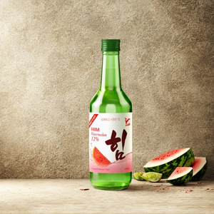 Licor coreano de soju con certificación ISO, sabor a sandía, dulce, refrescante, crujiente, suave, embotellado en vidrio, origen de Vietnam - Product Image 6
