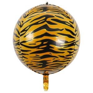 Globos Redondos de Aluminio con Estampado Animal, Diseños Surtidos, 22 Pulgadas, Decoración de Cumpleaños con Temática de <span class=keywords><strong>Jungla</strong></span>, Certificación FSC - Product Image 6