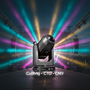 Lámpara de Cabeza Móvil LED de 800W para DJ, Cuatro en Uno, con CTO+CMY, Efectos Beam/Spot/Wash, Control DMX512 y 8 Prismas - Product Image 1