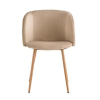 Chaise de salle à manger en tissu velours pour la maison, le bureau et la salle à manger, vente en gros, moderne, portable, empilable