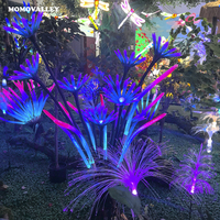 Momovalley LED artificielle corail lys plante étanche IP65 lueur ornement pour noël fée lumières danse LED fleur