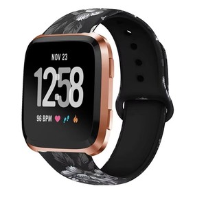 Correa de Silicona para Fitbit <span class=keywords><strong>Versa</strong></span> 2/<span class=keywords><strong>Versa</strong></span> <span class=keywords><strong>Lite</strong></span>, Banda de Silicona Impresa de 22 mm para Reloj Inteligente - Product Image 2