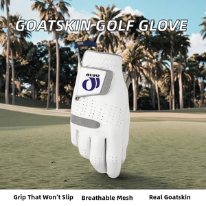 Gants de golf en cuir de cabretta blanc respirant en maille, antidérapants, pour la main gauche, les plus vendus, pour la gym et les sports - Product Image 2