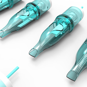 NUOJO OEM <span class=keywords><strong>de</strong></span> alta calidad desechables <span class=keywords><strong>agujas</strong></span> <span class=keywords><strong>de</strong></span> tatuaje 1RL tamaño esterilizado cuerpo cartuchos membrana <span class=keywords><strong>para</strong></span> venta al por mayor - Product Image 1