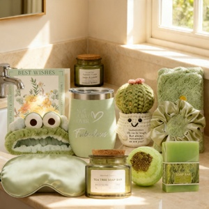 <span class=keywords><strong>Caja</strong></span> de <span class=keywords><strong>Regalo</strong></span> Lunaire Verde <span class=keywords><strong>para</strong></span> el Cuidado Personal de la Mujer - Set de Spa Relajante con Vaso, Vela, <span class=keywords><strong>Regalo</strong></span> de <span class=keywords><strong>Cumpleaños</strong></span> o <span class=keywords><strong>para</strong></span> Recuperación - Product Image 4