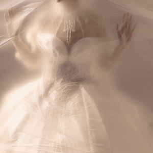 ชุดเจ้าสาว2ชิ้นแบบมีลูกไม้แขนยาวแบบถอดได้ชุดเดรสแต่งงานเจ้าหญิง Lsmx049-1 - Product Image 5