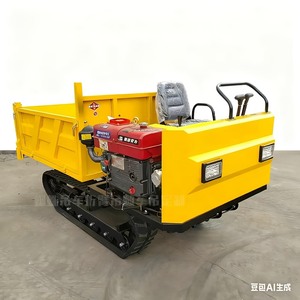 Çin özelleştirilmiş fabrika doğrudan satış Mini paletli taşıyıcı kendini yükleme kamyon bahçe parça damperli 1ton küçük paletli dökümü satış - Product Image 4