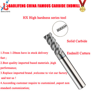 Baolifeng thương hiệu HX loạt công cụ dao phẳng bê tông Carbide endmill Cutter - Product Image 6