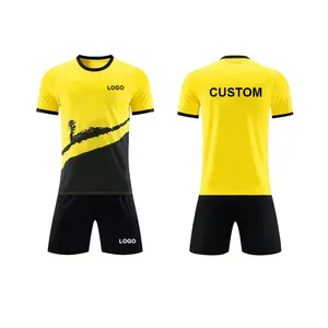 New Custom High Quality Men's Football Kits Jersey Set Team Club Soccer Wear Football Soccer Jersey Soccer Uniforms Sets