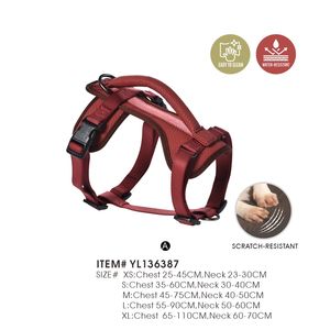 Tali dada dapat disesuaikan <span class=keywords><strong>Harness</strong></span> anjing kulit Premium untuk anjing kecil sedang besar - Product Image 2