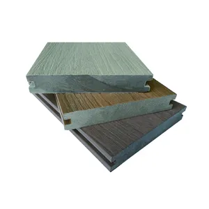 Anti-slip Foamed PE Decking Fireproof Outdoor Solid Decking Board High Quality Pvc Outdoor Flooring