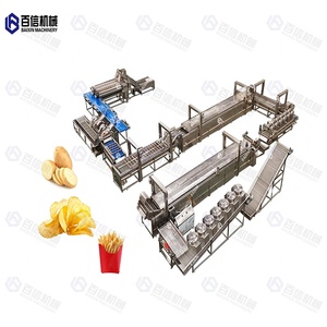 Ligne de production de frites semi-automatique, solution tout-en-un, best-seller, frites entièrement préparées, semi-frites, frites surgelées - Product Image 1