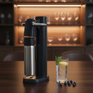 Upgrade Plastic Body With <b>750ml</b> Stainless Steel Water <b>Bottle</b> Soda Maker Physical Press Drive Manual Operation Without Battery or - Product Image 6