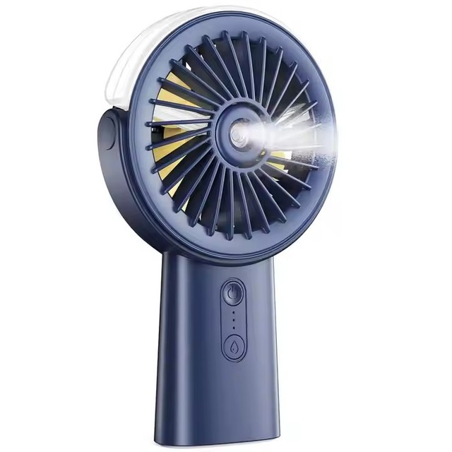 Portable Usb Rechargeable Cooling Fan Mini Hand Held Water Mist Fan 4000mah with Power Bank