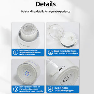 Iso/Ce/Fda Gecertificeerd 2000ppb Alkalische Waterstof Waterfles Originele Fabrikant Spe Pem Water Outdoor Auto Desktop - Product Image 4