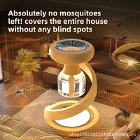 Appareil anti-moustiques rechargeable familial, silencieux, avec 3 modes d'éclairage