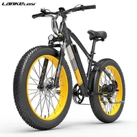 LANKELEISI XC4000 48v10ah 1000w חשמלי אופניים שומן צמיג אופני ליתיום סוללה 26 אינץ אופני הרים חשמליים אופני שלג