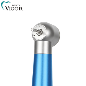 Turbine dentaire haute vitesse à triple pulvérisation d'eau, avec tube d'air coloré, tête standard/torque, équipement à bouton-poussoir - Product Image 6