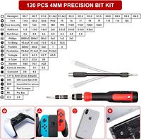 Peaktop 191 pièces multi-bits tournevis écrou tournevis outil d'amélioration de l'habitat Kit de réparation électronique jeu de tournevis de précision