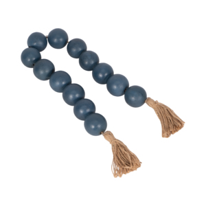 Ghirlanda di perline in legno con nappe decorative per l'arredamento della casa e dettagli per la decorazione di bagni, uffici e soggiorni - Product Image 2