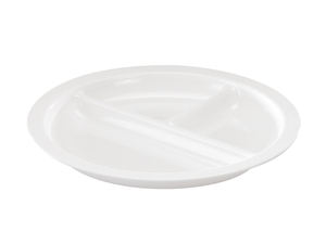 Plato de Melamina Irrompible para <span class=keywords><strong>Menú</strong></span>, Plato Dividido en 3 Compartimentos para Comidas de Restaurante y Almuerzos Caseros - Product Image 5