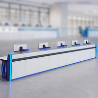 Console de Commande et de Contrôle Industrielle pour Centre de Sécurité et de Dispatching – Conception et Aménagement de Bureau Électrique – Fabricants de Mobilier