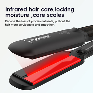 Meilleure vente <span class=keywords><strong>Plancha</strong></span> Salon professionnel Fer plat à vapeur en céramique Fer à lisser infrarouge à vapeur de tourmaline - Product Image 3