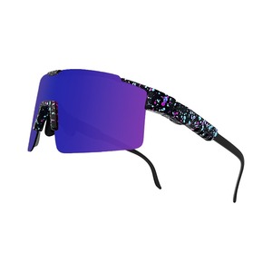 Lunettes colorées entièrement revêtues pour hommes et femmes, lunettes de sport d'extérieur, lunettes de soleil tendance, lunettes de soleil anti-ultraviolets - Product Image 5