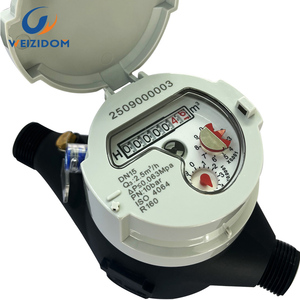 Contador de agua de nailon de chorro múltiple <span class=keywords><strong>serie</strong></span> N, de lectura en seco, DN15 ISO 4064 R100, protección IP68, roscado OEM para uso residencial - Product Image 3