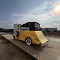Vente flash usine : Voiture électrique classique dorée, design haut de gamme, couleurs classiques assorties, pour voitures d'époque.