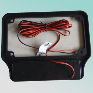 16.5X8.5cm 7X23pixel USA <span class=keywords><strong>Plaque</strong></span> de voiture LED éclairée pour <span class=keywords><strong>moto</strong></span> Cadre de licence LED avec télécommande - Product Image 2