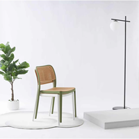 Chaises de salle à manger d'extérieur en plastique modernes de haute qualité pour restaurant, maison, cuisine, hôtel