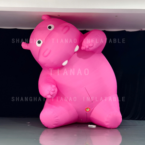 Aufblasbares Nilpferd aufblasbares Flusspferd aufblasbares Nilpferd für Dekoration oder Werbung - Product Image 6