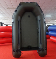 Bateau gonflable en PVC pour la pêche à la carpe, bateau gonflable pour jeux aquatiques, bateau Rush Wave